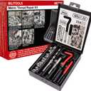 BILITOOLS M8x1.25 Thread Repair Kit, HSS Drill Helicoil Repair Kit Metric