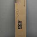 JQK Bathroom Glass Shelf Black, Tempered Glass Shower Storage 30 by 5 inches, 304 Stainless Steel Matte Black Wall Mount, TGS101L30-PB