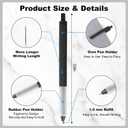 2 x Pens Bulk, 30 Pcs Retractable Ballpoint Pens Medium Point (1.0mm) Rollerball Pens for Smooth Writing Women Men Gifts, (10Black&10Blue&10Red Ink) for Journaling School and Office Supplies Use