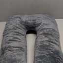 Neck Pillow for Children Travel Pillow for Sleeping Airplane-Avoid Neck&Shoulder Pain, Support Head and Neck, for Car, Airplane,Train,Office,Home (Grey)