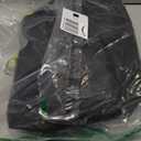 V VOLKGO Super Extra Large Stroller Bag for Airplane with Padded Backpack Shoulder Straps, Double Stroller Cover for Air Travel, Jogger & Carrier - Fits All, Gate Check Bag, Waterproof Travel Cover. (Black)