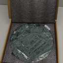 16'' Green Marble Lazy Susan Marble Turntable for Kitchen Dinning, Lazy Susan, Green Marble