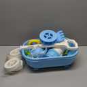 2025 Kids Toys Portable Silicone 9PCS Beach Toys Sand Bucket Beach Tool Set Shovel Baby Outdoor Summer Play Game