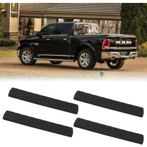 Running Boards Step Pad Replacement for 2009-2018 Dodge Ram 1500 Crew Cab, Side Step Nerf Bar Pads Replacement Compatible with Dodge Ram 1500 2500 3500 4500 5500(OEM Oval Nerf Bars Only)