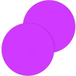 12" Inch Silicone Microwave Multi-Mat, Non-Stick Heat Resistant Oven Mat Microwave Trivet Mat - 2 Pack (Purple)