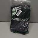 Gymreapers Knee Sleeves (1 Pair) With Gym Bag - IPF Approved - Knee Compression Sleeve Support for Squats, Weightlifting, and Powerlifting 7MM Neoprene Sleeves - (Black/Black, Large)