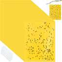 Qualirey 150 Pcs 6 x 8 Inch Sticky Traps for Plant Double Sided Sticky Trap for Gnats with Twist Ties Fly Traps for Fruit Insect Fungus Bugs Indoor Outdoor (Yellow)