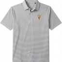 Vansport Arizona State Sun Devils Striped Polo Shirt (Gray, L)