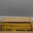 21.5 Inch Metal Monkey Bars Ladder Rungs Set for Backyards Playground and Children Indoor and Outdoor Climbing Kit, Set of 15 (Yellow)