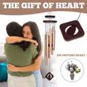 Wind Chimes for Outside, 37" Sympathy Wind Chimes Memorial Wind Chime for Loss of Loved One Mother Father, Sympathy Gift for Funeral Home Decor Outdoor Garden Patio