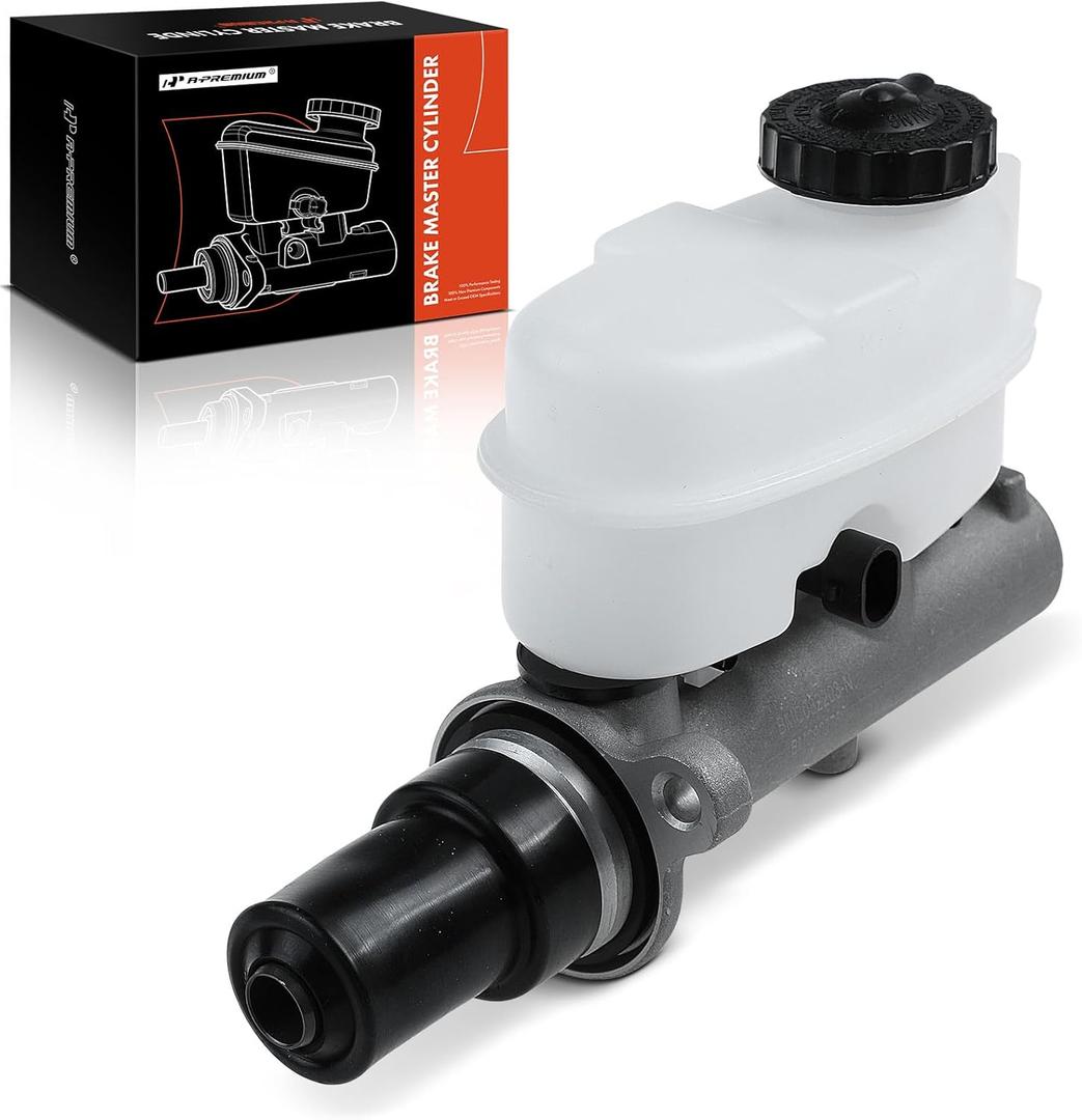 A-Premium Brake Master Cylinder with Reservoir and Cap Compatible with Chrysler, Dodge and Plymouth Vehicles - Town & Country/Grand Caravan 1996-1999, Voyager/Caravan 1996-2000 - Replace OE# 4683264