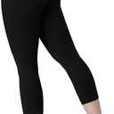 Sunzel Sustainable Butt Lifting Capri Leggings for Women High Waist No Front Seam Tummy Control Booty Workout Yoga Pants, XL