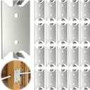 50 Pack Nail Protection Plate for Wood Studs, Cable Wire Protector, 1.5 x 2.5 Inch Anti-Nail Shield