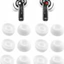 Silicone Ear Tips Replacement for Nothing Ear/Nothing Ear (a) Wireless Earbuds, 6 Pairs (S/M/L, White)