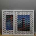 ENJOYBASICS 16x20 Picture Frame, Display Poster 11x14 with Mat or 16 x 20 Without Mat, Wall Gallery Photo Frames, White, 2 Pack