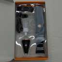 oneisall 2 Speed Cat Clippers with Double Blades, Rechargeable Cordless Small Cat Paw Trimmer, Low Noise for Trimming Dog's Hair Around Paws, Eyes, Ears, Face, Rump (Black)