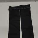 Women's Ruffle Socks Casual Lace Cotton Crew Summer Ultra Thin Cute Frilly Ankle Socks for Women 5 Pairs, White, Black