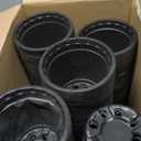 100 Packs Plastic Nursery Pots, 4 5 6 Inches Pots for Plants with Drainage Holes, Plants containers for Seedlings, Succulents, Transplanting (100, 4 5 6 Inch)