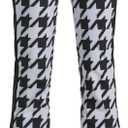GSOU SNOW Ski Pants Women Snow Pants Slim Waterproof Insulated Windproof Winter Sports Warm With a Waistband (Houndstooth), XL