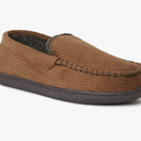 Dearfoams Men's Cordurory Moccasin Slip-On Loafer Size Large 11-12