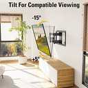 Mounting Dream TV Wall Mount for 32-65 Inch Television,Mount with Swivel and Tilt, Full Motion Bracket with Articulating Dual Arms, Fits 16inch Studs, Max VESA 400X400 mm, 99lbs, MD2380