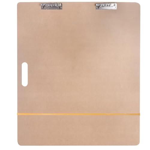 Vencer Art Supply 23" x 26" Artist Sketch Tote Board,Drawing Board with Clips and Handle for Classroom,Studio or Field Use