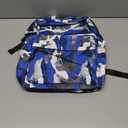 Lmwzh Backpack For Boys Girls Elementary Waterproof teen School Bags Kids Bookbag Lightweight Camo Blue