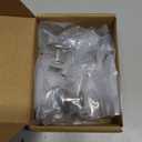 ASKANO 10 Pack 1-1/4 Inch, Round Brushed Nickel Cabinet Knobs Satin Nickel Drawer Knobs Silver Cabinet Pulls, ZK2409 Solid Kitchen Hardware for Cabinets Drawers Bedroom Dresser Bathroom Cupboard