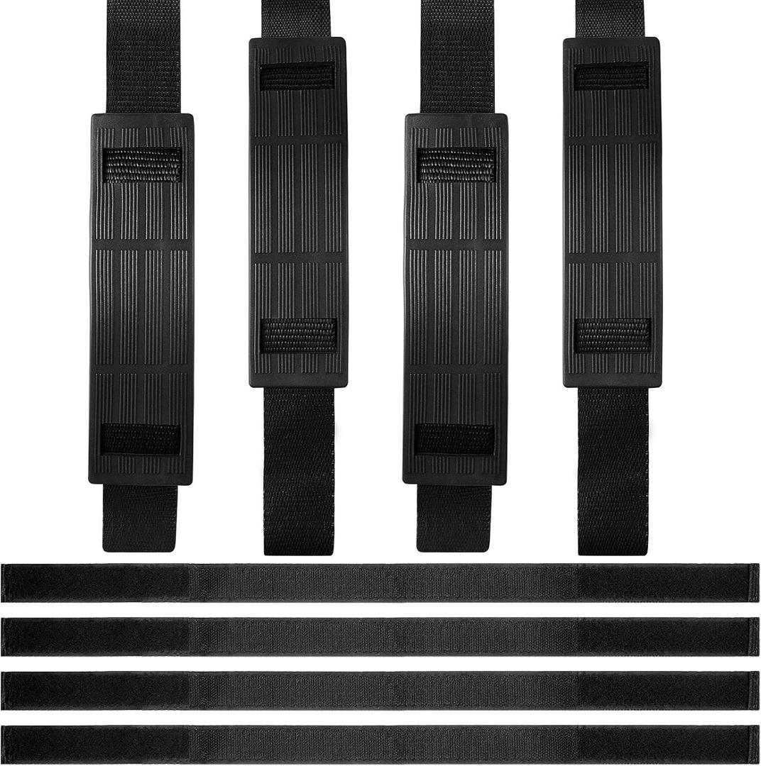 8 Pieces Adjustable Hoverboard Seat Attachment Straps and 4 Hoverboard Go Cart Strap Protector Hook Loop Fastening Cable Replacement for Kart Accessories Self Balance(19.68 Inches)