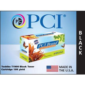 PCI Brand Compatible Toner Cartridge Replacement for Toshiba T1900 Black Toner Cartridge 10K Yield