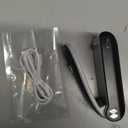 Mini Bag Sealer, USB Rechargeable Chip Bag Sealer Heat Seal, 2 in 1 Bag Sealer Heat Seal with Cutter, Portable Bag Resealer for Plastic Bags Snacks & Food Storage (Black)