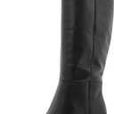 Steve Madden womens Dagne (9.5, Black Leather)