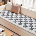 Couch Cushion Cover for dogs Sofa Cover Washable Pet Love Seat Couch Covers for Sofa Slipcovers Couch Protector Blanket for Dog Sofa Cushion Covers for Pet Washable Pad Blue Grey 70x210cm/27.6x82.7in