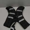 Weighted Vest for Women & Men with Reflective Stripe and Adjustable Buckle, Comfortable & Durable Rucking Vest for Walking, Running & Strength Training (10 lb, Black)