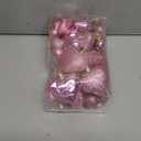 36Pcs Valentines Day Heart Ornaments, 2 Size Heart Shaped Valentine Ornaments for Tree, Pink Glitter Baubles, Anniversary Romantic Valentine's Day Tree Hanging Decorations