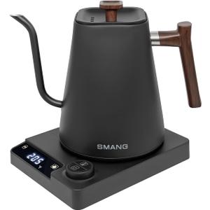 Electric Kettles, Gooseneck Electric Kettle, 1 Temperature Control, for Pour Over Coffee and Tea, 304 Stainless Steel Inner, BPA-Free, Quick Heating Electric Kettles for Boiling Water, 1L Black