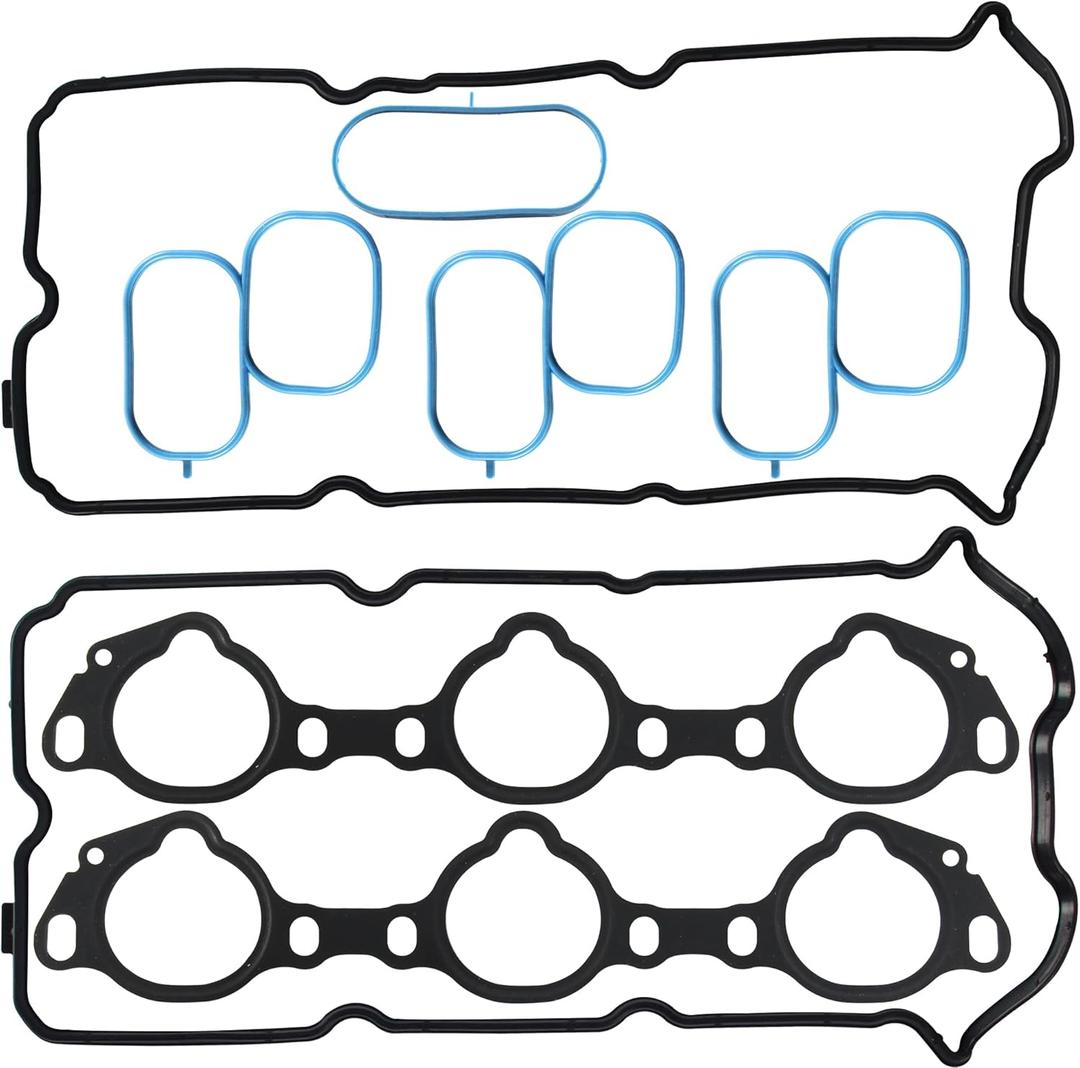 Engine Valve Cover Gasket Set VS50608R MS964542 Compatible with Nissan Frontier 4.0L 05-19, NV1500 NV2500 NV3500 4.0L 12-20, Pathfinder 4.0L 05-12, Xterra 4.0L 05-15, Suzuki Equator 4.0L 09-12
