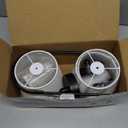 Wall Decor Sconces Set of Two Battery Operated, Rechargeable Wireless Wall Lights for Living Room Bedroom, 2 Battery Powered Wall Lamp with Magnetic Dimmable RGB Bulbs & Remote - Black