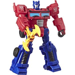 Transformers Toys Cyberverse Action Attackers Scout Class Optimus Prime Action Figure - Repeatable Energon Axe Attack Move - for Kids Ages 6 & Up, 3.75"