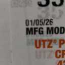 Utz Crab Chips 1 oz. Bags, 42 Count, Crispy Fresh Potato Chips, Perfect for Vending Machines, Individual Snacks to Go, Trans-Fat Free, BBD: 01/05/2026