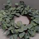 20inch Eucalyptus Wreaths for Front Door Spring and Summer Green Wreath with Berries Farmhouse Door Wreath Year Round Wreaths for Front Door Indoors