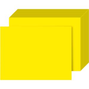 Bright Color Paper Regular 24lb - Size 9 x 12 Inches - 1 Ream of 500 Papers Per Pack (Bright Yellow)