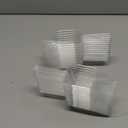 24-Mini Clear Acrylic Plastic Scoops for Candy - Ice Cream Bar, Jars, Containers, Coffee, Flour, Dessert Toppings, Buffets, Kitchen, Weddings, Parties & Concessions, Candy Buffet, 5.5" Candy Scoops