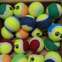 24 Pcs Dog Tennis Balls Pet Tennis Ball Dog Balls Puppy for Training Mini Ball Dog Rubber Toys for Small Medium Large Dogs Outdoor Indoor Playing Multi Color