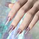 7 x JODSONE 16.5ml Cat Eye Gel Nail Polish Pink Purple Glitter Magnetic Reflective Translucent at Home Salon Design Need U V Curing