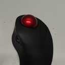 Nulea Wireless Ergonomic Trackball Mouse, Rechargeable, Bluetooth Rollerball Mouse, 44mm Index Finger Trackball, 5 Adjustable DPI, Compatible with PC, Laptop, Mac, Black