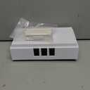 Saillong Wired Doorbell Chime with 2 Lighted Push Buttons, 16V 10VA Two Sounds Front and Rear Hardwire Door Bell Kit for Home Wall Inside, Compatible with Most Brand Doorbells(White, Yellow)