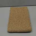 KOZYFLY Indoor Door Mat 2x3 ft Small Area Rugs Washable Front Door Mat Non Slip Rubber Backed Entryway Rug Cotton Entrance Doormat for Front Porch Bathroom Kitchen Bedroom, Tan/Orange/Brown