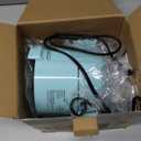 Shaved Ice Cone Ice Shaver for Homemade Shaved Snow Cones Smoothie Slushie for Kid DIY Ice Cube Tray and Blade (Blue)