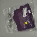 AVGO Workout Shirts for Women Slim Fit Long Sleeve Crop Tops Gym Shirt Running Breathable Athletic Clothes (Purple, S)